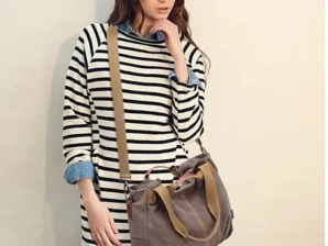 ARM CANDY Handy Natural Canvas Handbag - Image 2