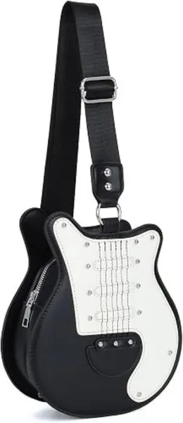 Guitar Shoulder Bag with Rivet Creative | Crossbody Bag – Holiday Bags ...